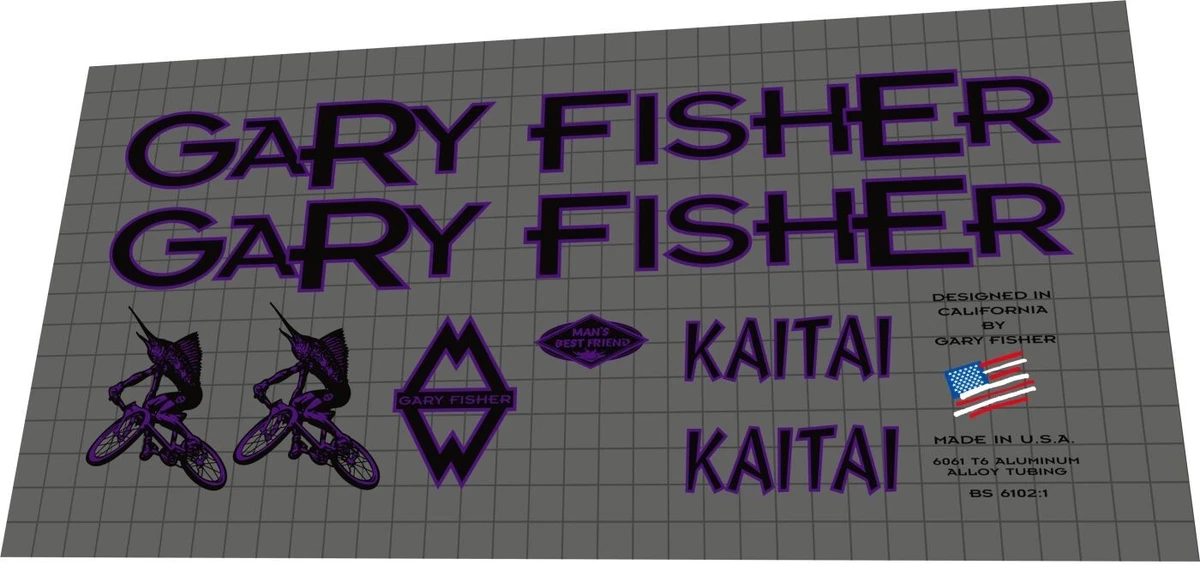 1996 Gary Fisher Kaitai Decal Set eBay