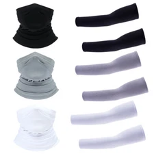 UV Protection Face Mask Scarf Cycling Fishing Shield Sun Neck Gaiter Arm Sleeves