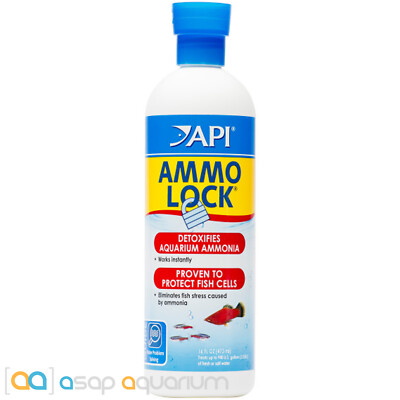 API Ammo Lock 16oz. Fast Ammonia & Chlorine Detox Freshwater & Marine Aquariums