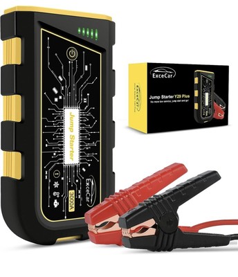 3000A Jump Starter Netzteil, 12 V Lithium Tragbar Auto Akku Booster Pack,