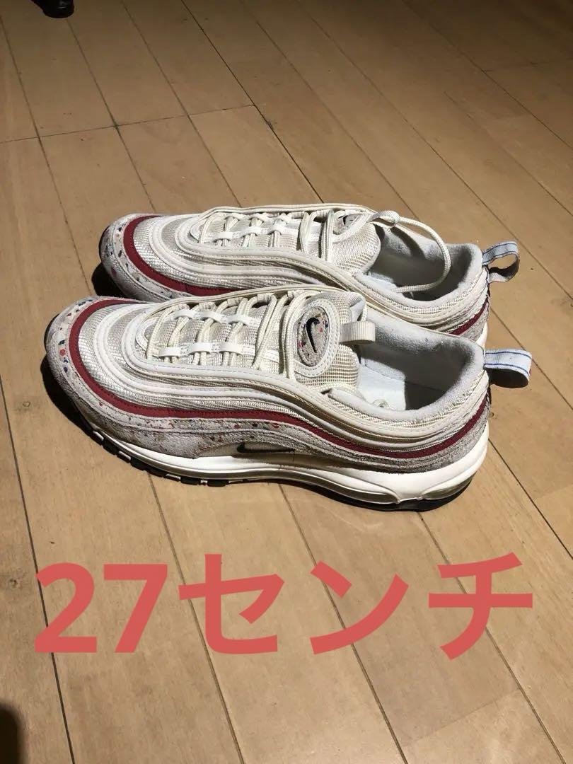 Men 9.0US Air Max 97 Paint Splatter 312834-102