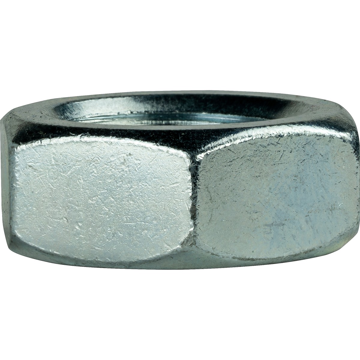 Heavy Hex Jam Nuts Thin Zinc Plated Steel 1-8 QTY 250