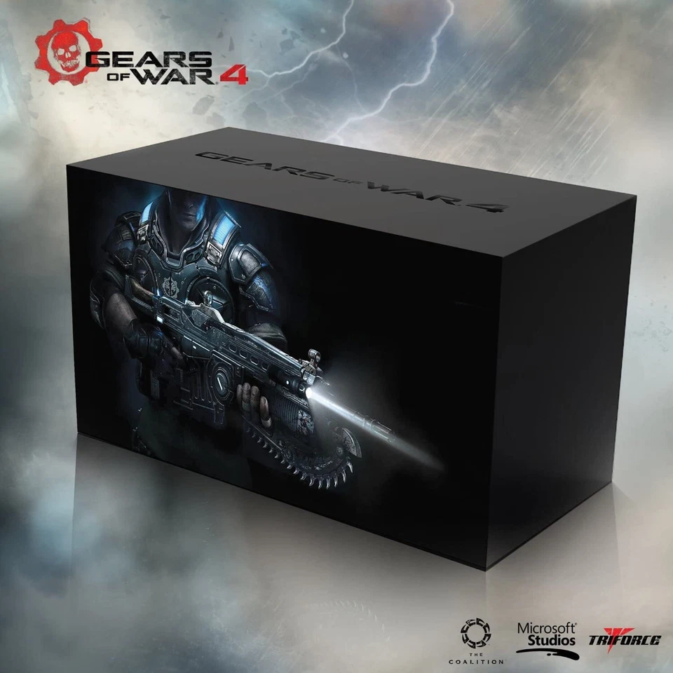 NUEVO Gears of War 4 Edición Limitada Coleccionista Xbox - JD Fenix COG Bicicleta Estatua Foto 2 de 4