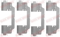 Quick Brake 109-1716 ZubehöR-Kit, Scheibenbremsbelag FüR Audi CitroËN Fiat
