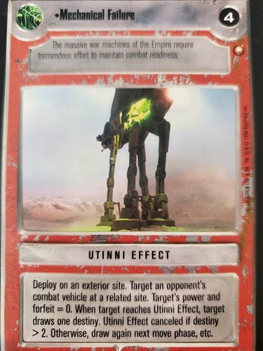 Star Wars CCG Special Edition 2nd Tier SINGLES Karte auswählen SWCCG - Bild 37 von 79