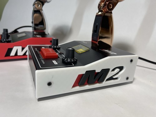 Custom Base Panels (2) RED For DELTA M2 DYNAMIC POWER BASE MICROPHONE CB MIC - Picture 10 of 17