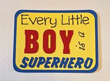 Superhero Title. Scrapbook, Card making Paper Piecing