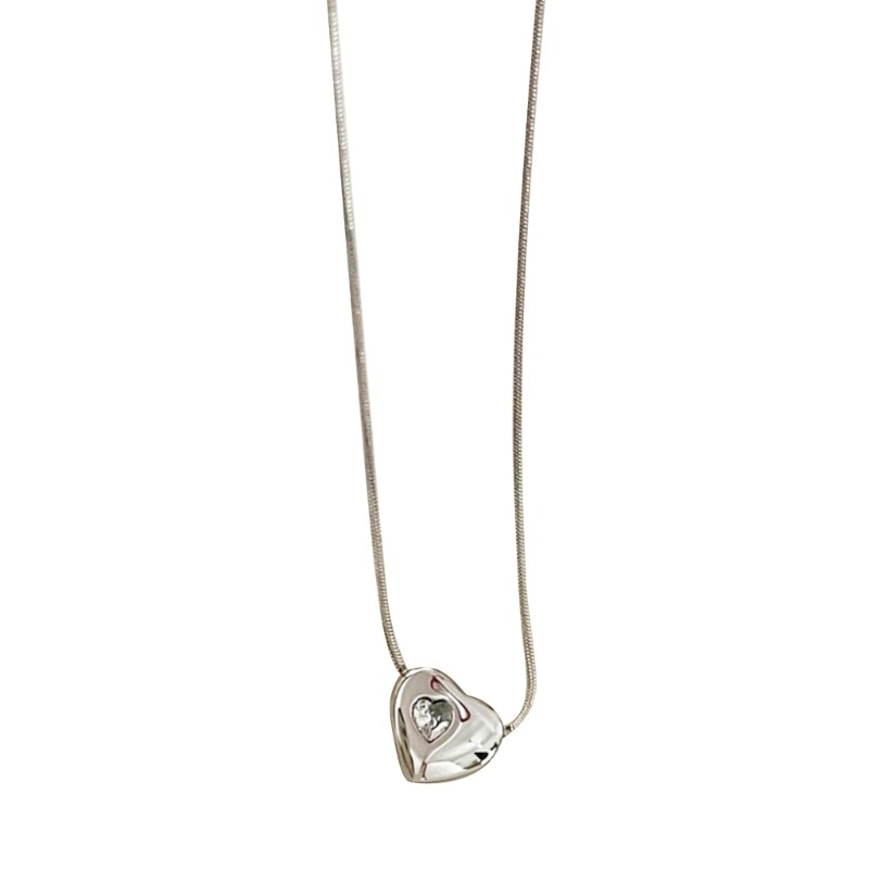 Fashionable Heart Pendant Necklaces Alloy Heart Pendant Chokers Party Jewelry