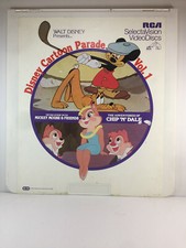 CED SelectaVision RCA VideoDisc DISNEY CARTOON PARADE VOL. 1 Mickey Mouse