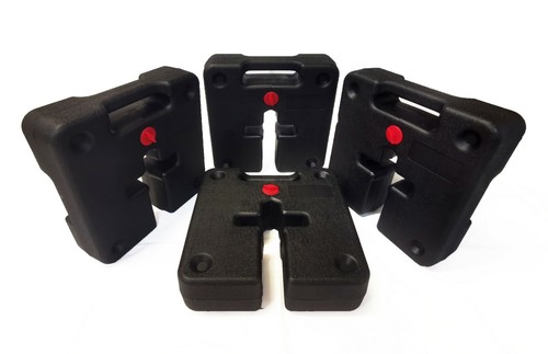 SET OF 2, 4 or 8 BULHAWK® HEAVY DUTY WATER WEIGHTS POP UP GAZEBO LEG SUPPORTS - Picture 9 of 12