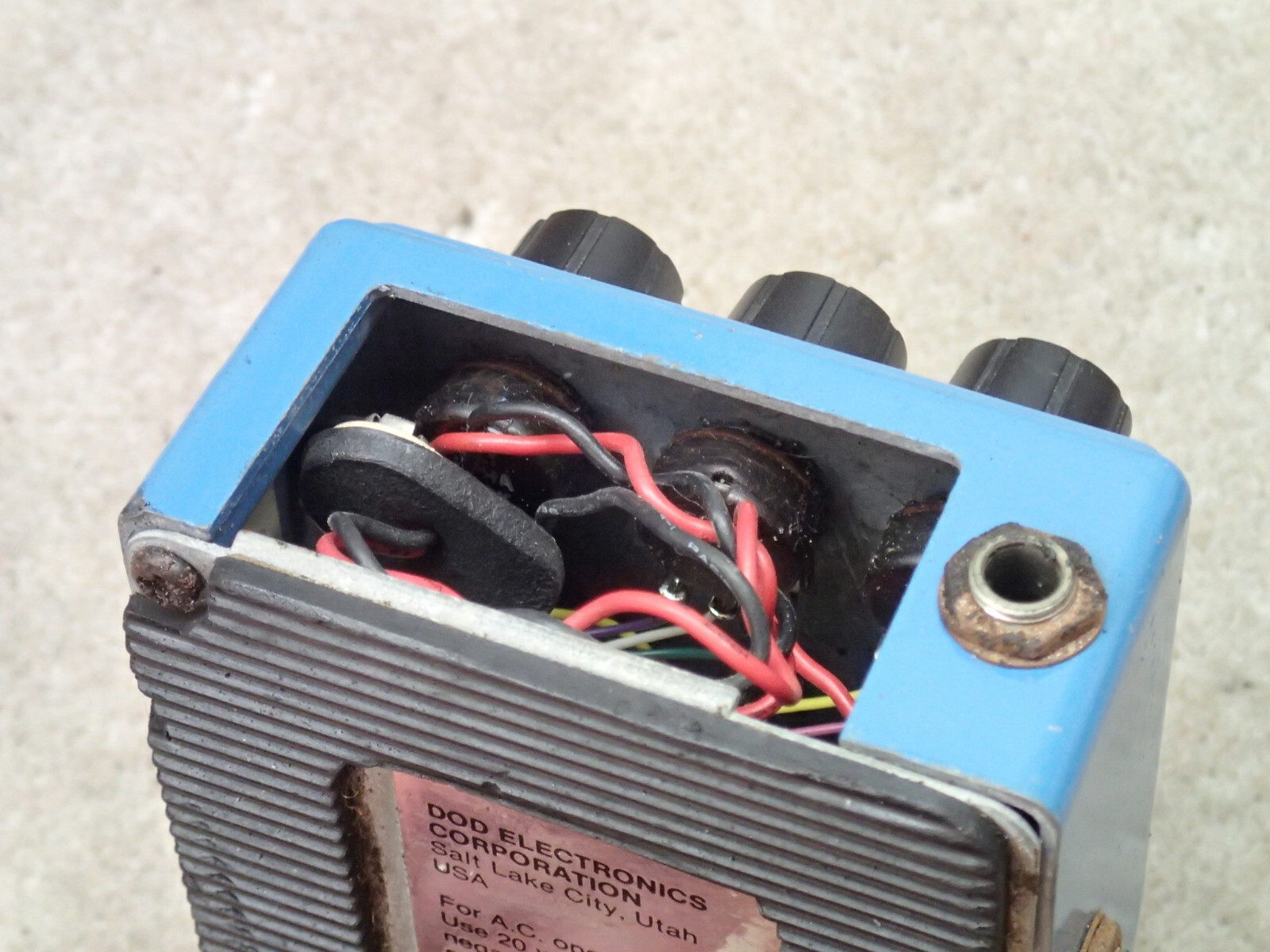 DOD Performer 585A Vintage Delay Pedal Not Working Project eBay