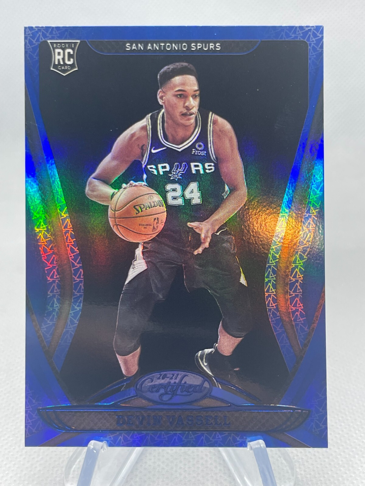2020-21  Certified  #190 Devin Vassell Blue RC - San Antonio Spurs