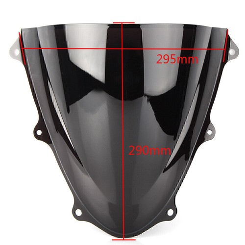 1x Silver ABS Windshield Windscreen Deflector For Suzuki GSXR600 GSXR750 2011-22 - Picture 3 of 3