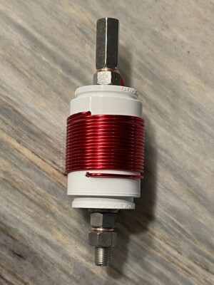 KI5GRD 40 Meter Loading Coil - 3/8-24 thread - for POTA, SOTA
