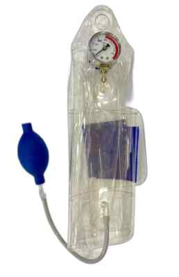 Pressure Infusion Bag 1000ml Resuable  Transparent Madex Type FREE SHIPPING