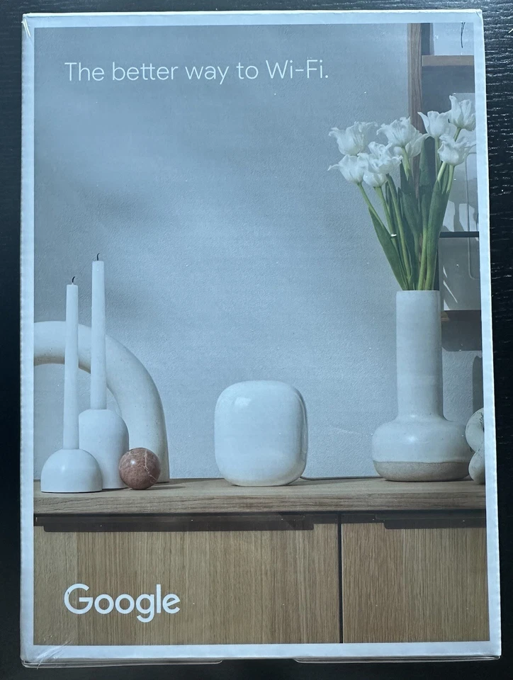 New Factory Sealed - Google Nest Wifi Pro Wi-Fi 6E Mesh Router - Snow (White) - Image 2 of 2