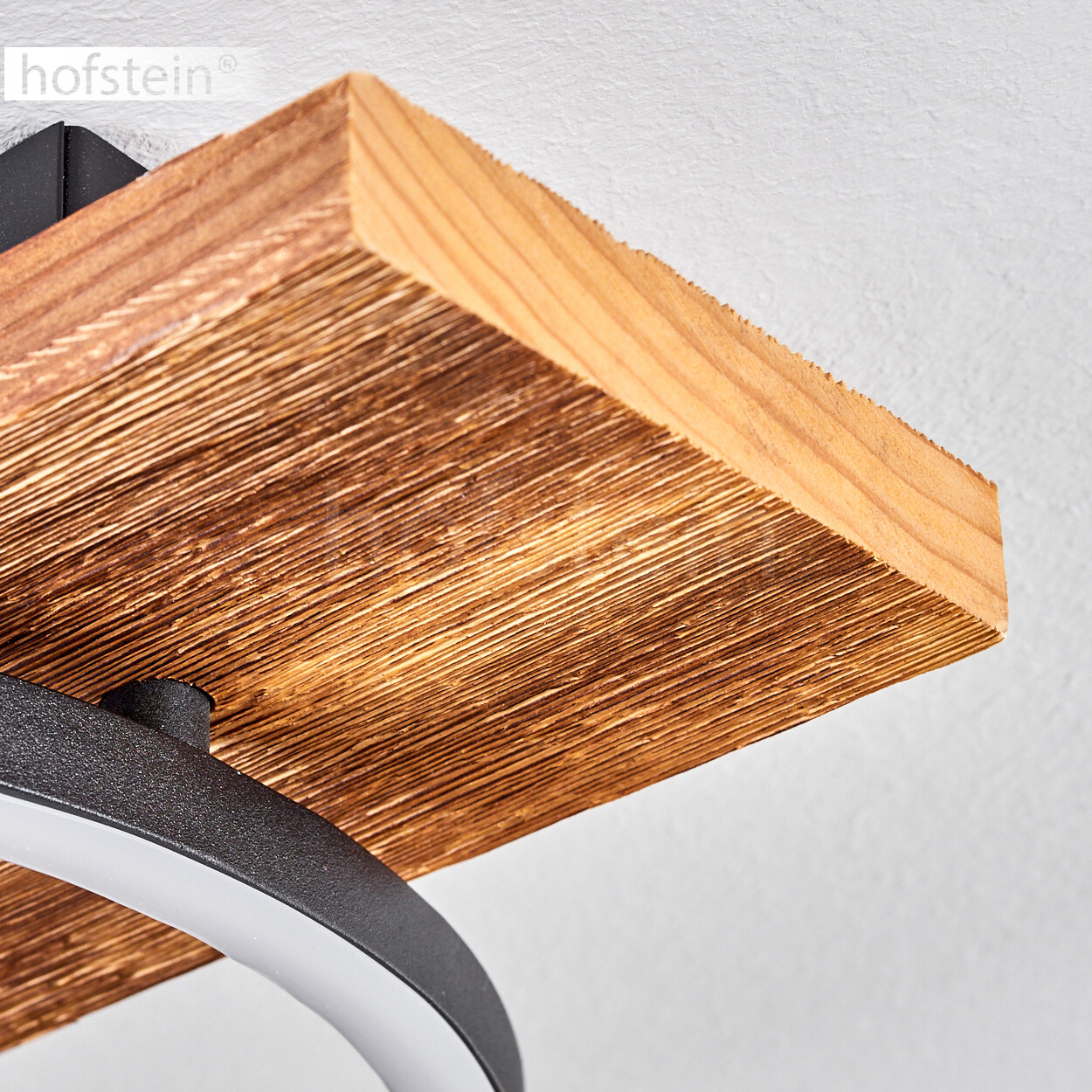 LED Decken Lampen Holz Modern Eckig Flur Ess Schlaf Wohn Zimmer Raum Beleuchtung