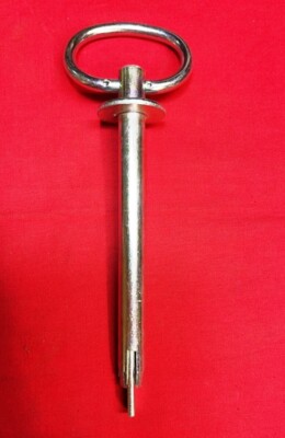 MCMASTER CARR TOGGLE LOCK HITCH PIN, 97141A610, 1/2'' DIAMETER, 5-1/2'' LENGTH