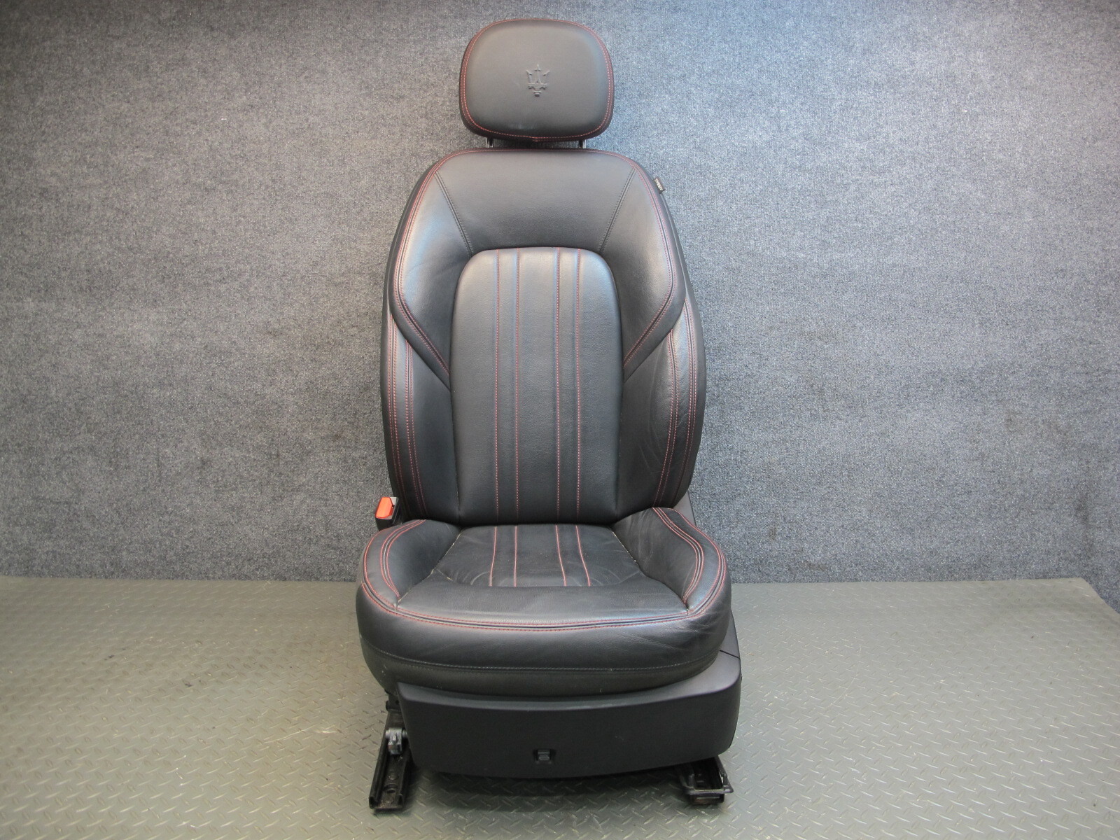 🥇14-16 MASERATI GHIBLI SQ4 FRONT & REAR LEATHER SEAT BLACK COMPLETE SET OEM