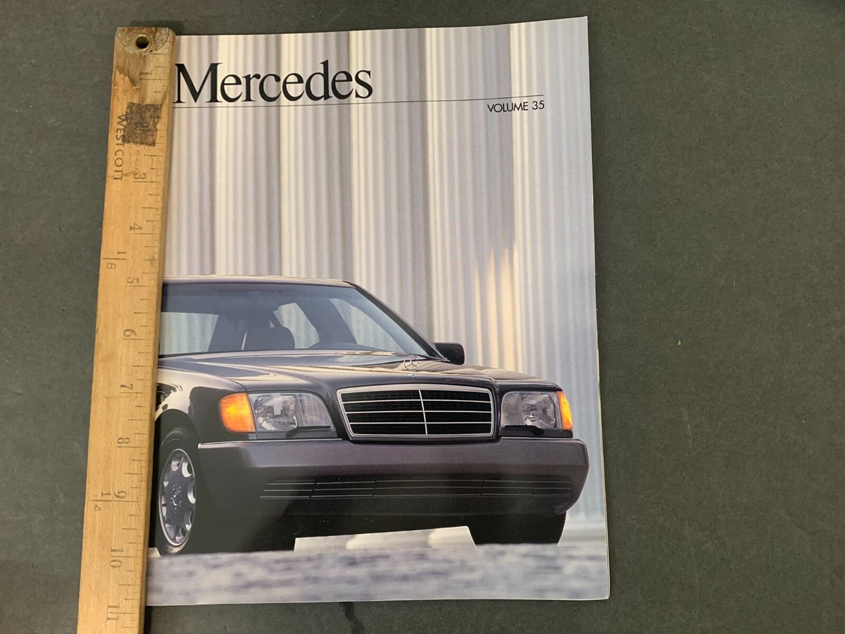 1992 Mercedes Benz Car Sales Brochure Catalog S Class Sport 300