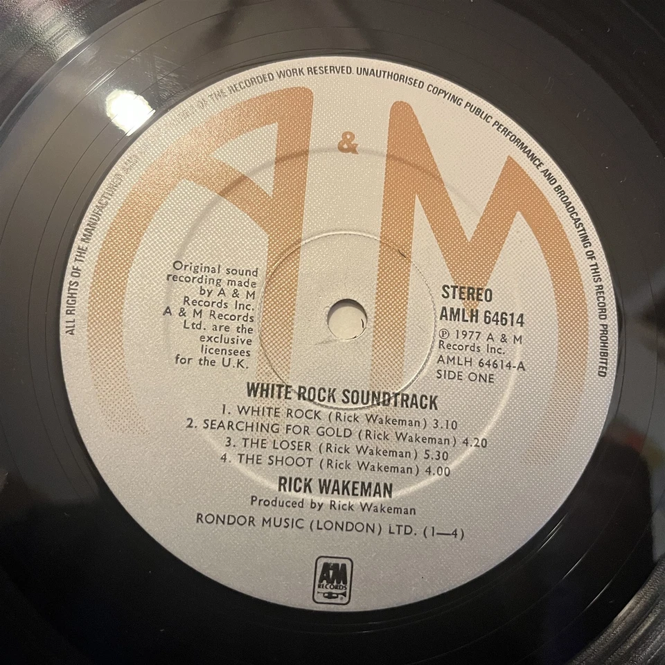 [ROCK/POP]~EXC LP~RICK WAKEMAN~White Rock OST~[1977~A&M~Issue]~UK IMPORT~ - Image 4 of 4