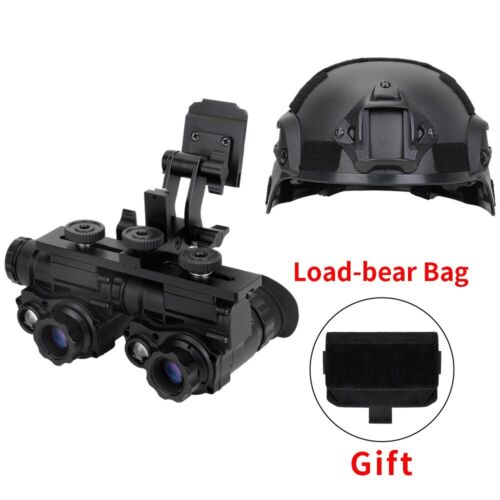 NVG10 Night Vision Goggles 940nm IR Green Tactical WiFi Binocular+Helmet Bracket - Picture 6 of 8