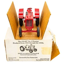 Vintage Spec Cast CO-OP No. 3 Diecast Toy Farmer Tractor 1/16 Scale # TFO-002