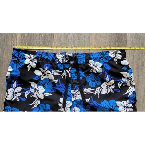 Arizona Blue Floral Swim Trunks Hawaiian Mens Size XXL - Picture 3 of 5