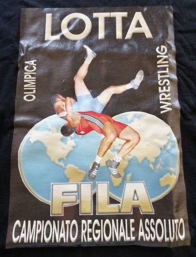 LOTTA OLIMPICA WRESTLING - CAMPIONATO REGIONALE ASSOLUTO - T-SHIRT - Size M - Picture 1 of 5