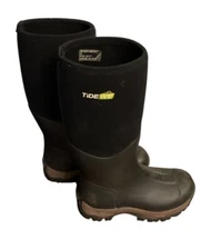 Tidewe Rubber Neoprene Boots for Men Size 5 and Women Size 6 Waterproof
