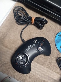 Sega Genesis / Sega Cd Console MK-4102 -  With 2 Arcade Sticks & Sega CD Game