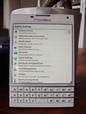 Image of BlackBerry Passport White 32GB 13MP Smartphone in original box