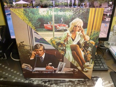 10cc. '' HOW DARE YOU! '' LP UK 1976 G/F INNER. MERCURY LABEL. ORIG.