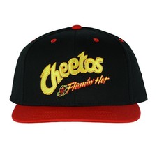 Cheetos Flamin Hot Hat Flat Bill Snapback OSF...