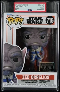 Graded PSA 10 Funko Pop! Star wars #716 Zeb Orrelios