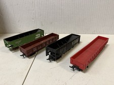 Bachmann AHM HO Scale Hopper/ Gondola Train Car x4 LOT