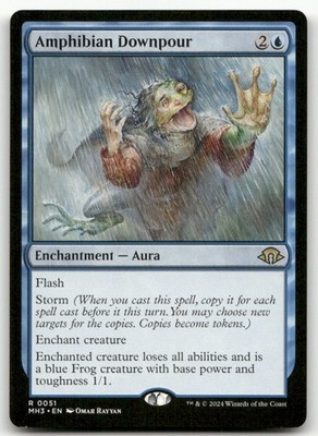 Amphibian Downpour #51 (NM) Modern Horizons 3 MH3 Magic MTG
