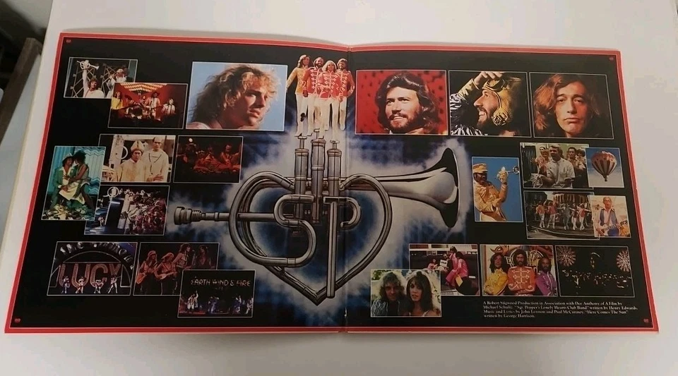 "Sgt. Peppers Lonely Hearts Club Band" Peter Frampton & The Bee Gees Double LP Foto 4 de 4