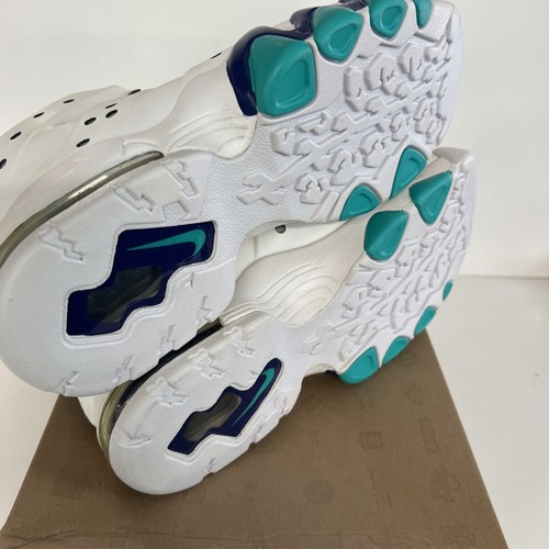 NUEVO Nike Air Max Barkley Blanco 2012 Blanco Verde Púrpura 488119-143 Talla 10 - Imagen 6 de 6