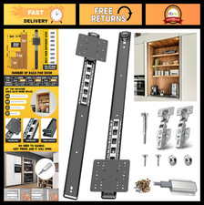 Heavy Duty Pocket Door Slide Kit - Hidden Pivot Hinge, Soft Close, Magnetic Catc