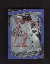 2025 Panini Prizm WNBA #33 Dana Evans Blue Prizms #/199