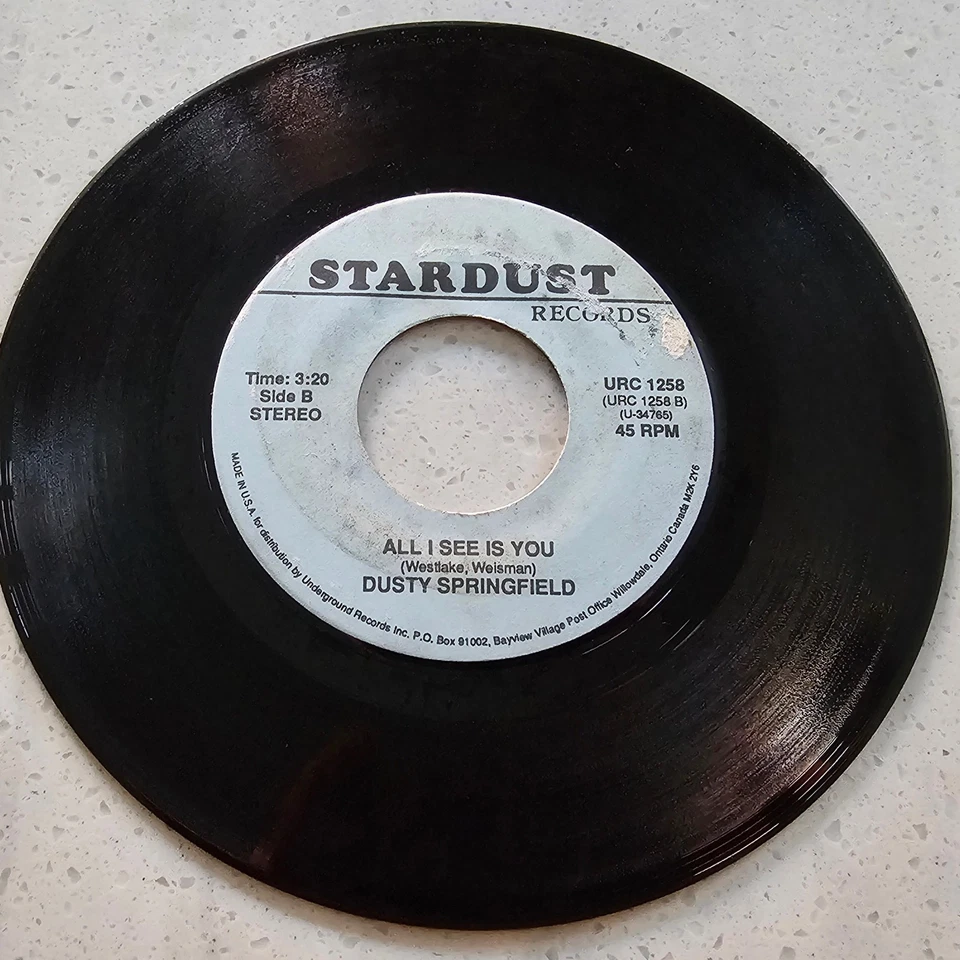 Dusty Springfield - The Look Of Love / All I See Is You  - Reissue 7" - Image 3 of 4