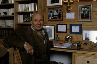 Frederic Dard In His Farm In Bonnefontaine In Switzerland. Bonnefo- Old Photo 6