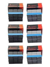 6  BOX 540 pcs  1.00 oz 3 Gray & 3 Black Coated Adhesive Stick on Wheel Weight