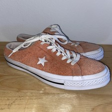 Converse Mens sz 7.5 Womens 9.5 One Star Mule Slip On Orange 162069C Rush Coral