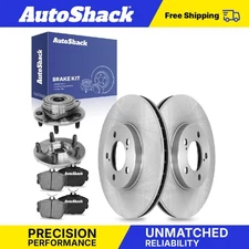 Front Brake Rotors Ceramic Pads Hubs for Ford Taurus Lincoln Continental