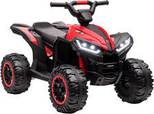 12V Kids ATV Quad Car, 4 Wheeler, Forward Backward Function, Red Wear-Resist