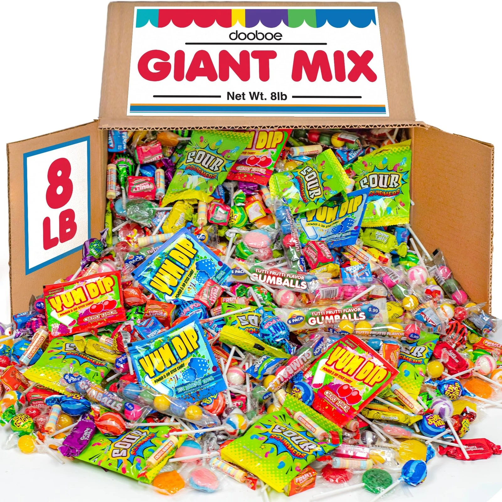 Dooboe Parade Candy Assortment Bulk 8 Pounds Variety Pack Candies Individu...