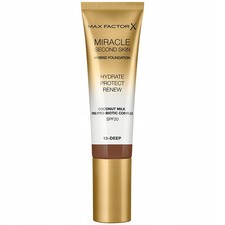 MAX FACTOR MIRACLE SECOND SKIN FACE FOUNDATIO...