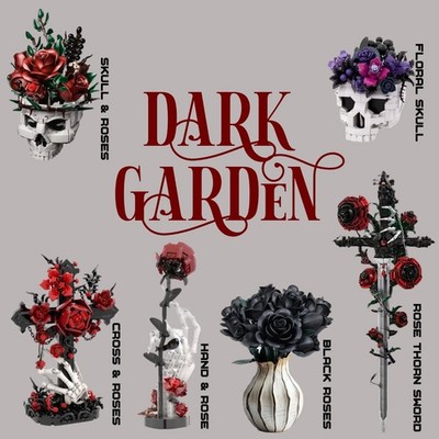 Dark Garden Collection   Where Love Blooms | Gothic Building Block Sets